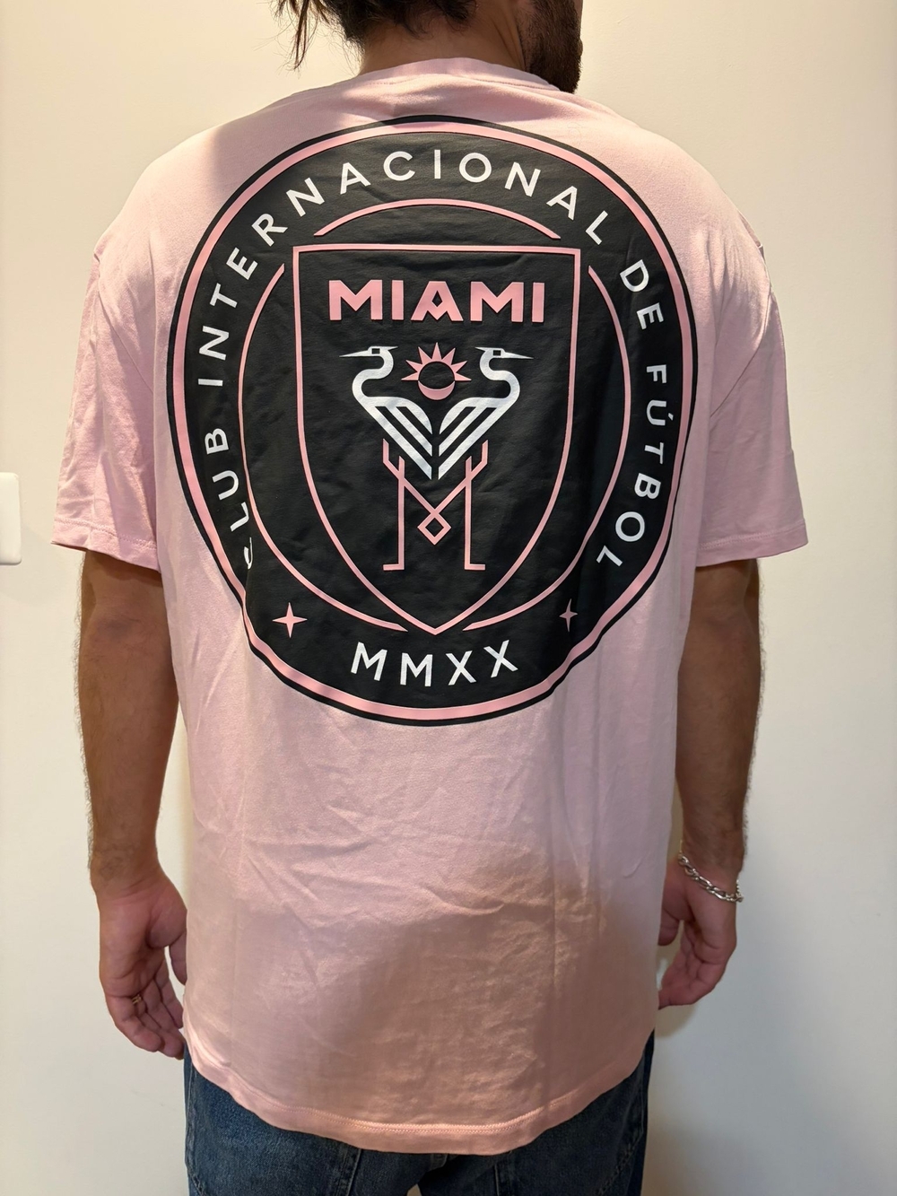 Miami Club Internacional Pink Graphic Tee